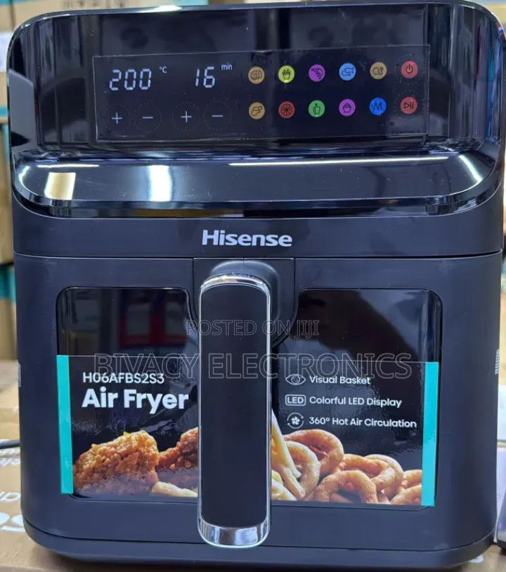 6.3 Litres Hisense Single Basket Air Fryers