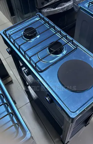 2+1 Eurochef Standing Cooker With Shelves