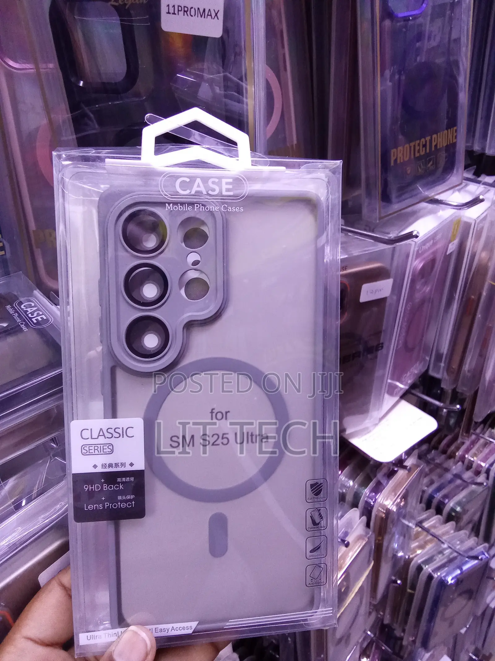 Titanium Grey Classic MagSafe Transluscent SM Galaxy S25 Ultra Case