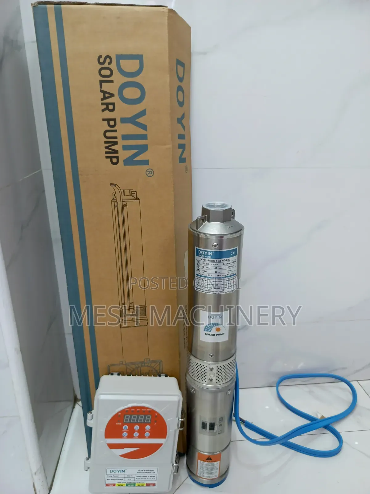 Doyin 600w 0.8hp Solar Submersible Water Pump