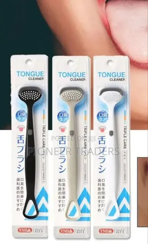 Silicone Scraper of the Tongue Double Side Professional Tongue Cleaner