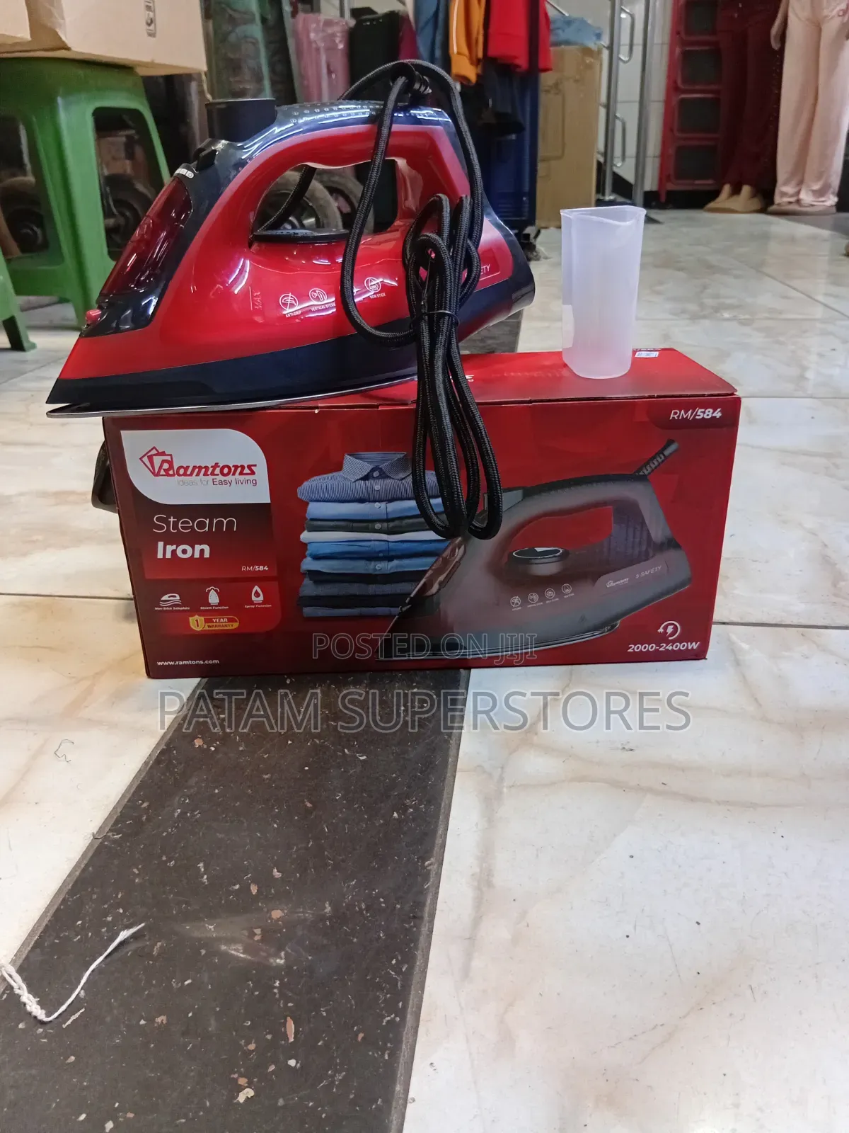 Ramtons Steam Iron (Non Stick) RM/584
