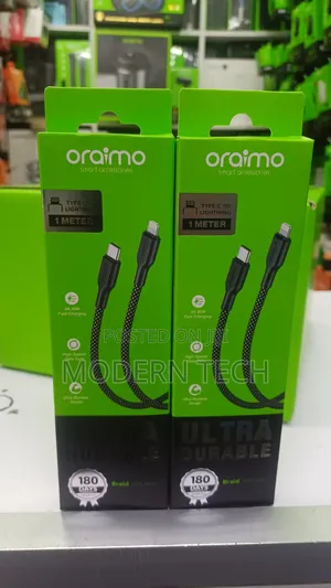 Oraimo Braid 3A 45W Fast Charging Type-C to Lightning With 1M