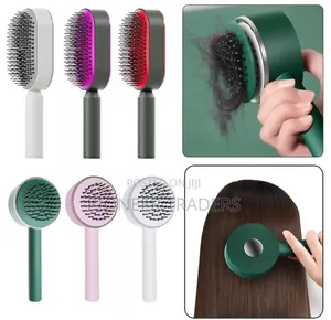 *Self Cleaning Massage Comb/ Hair Brush