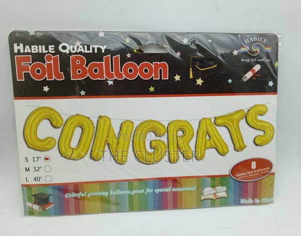 congratulations Foil Banner - main view
