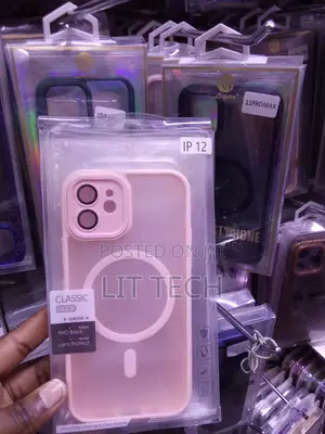 Pink Classic MagSafe Matte Case Explicitly Configured for the IP 12