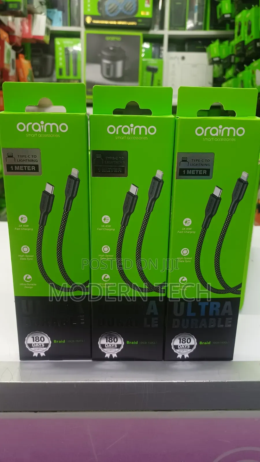 Oraimo C to Lightning Cable Braided