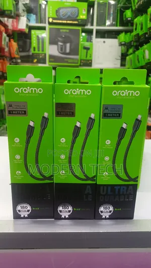 Oraimo Braid USB-C to Lightning 45W Fast Charging Cable 1M