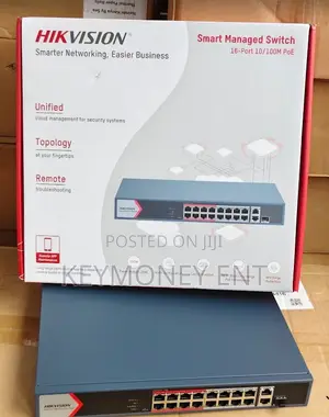 16Ports Smart Managed POE Switch Hikvision