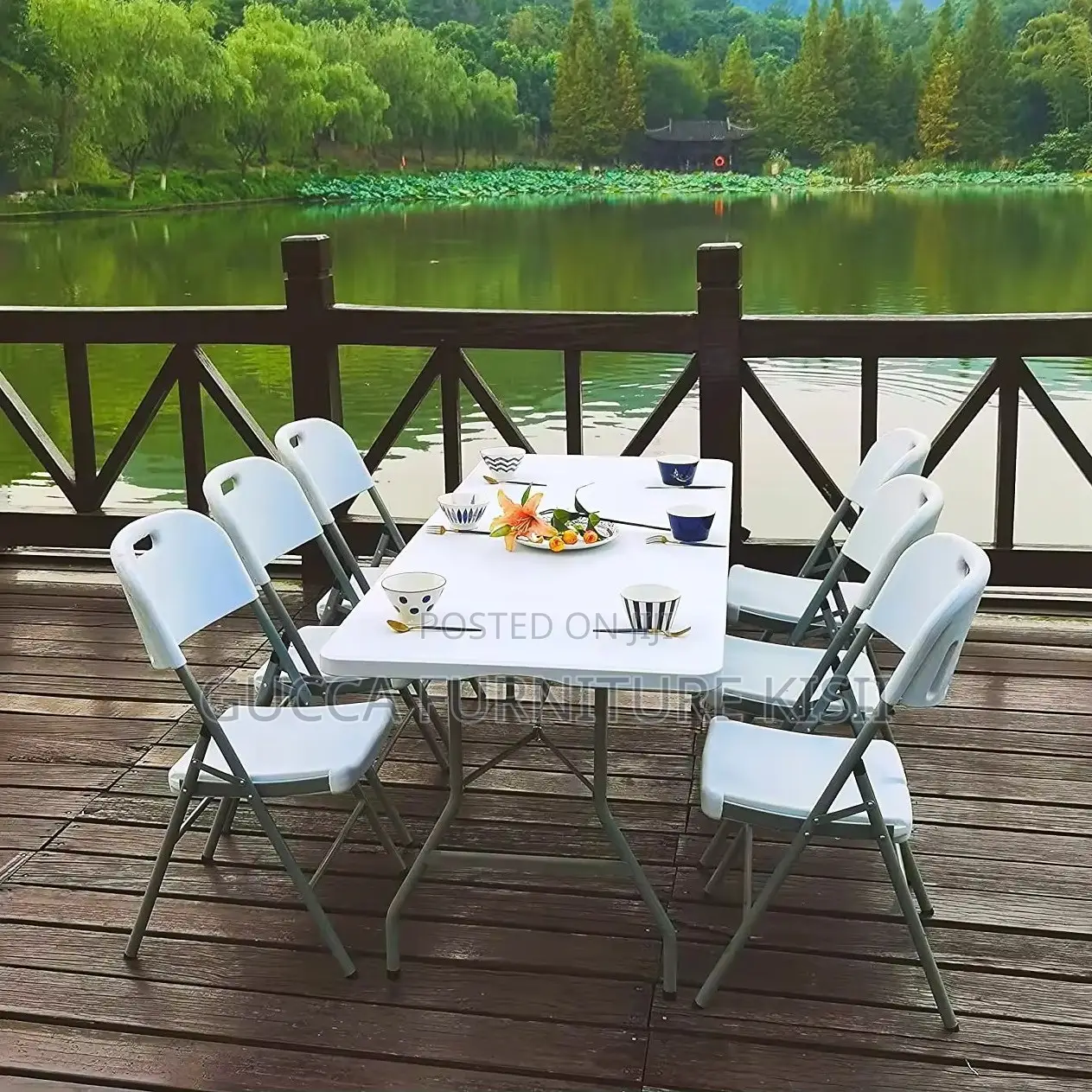 1.8M Portable Space Saving Table