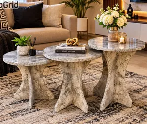 Modern 3 in 1 Executive Unique Pure Wooden Table 
