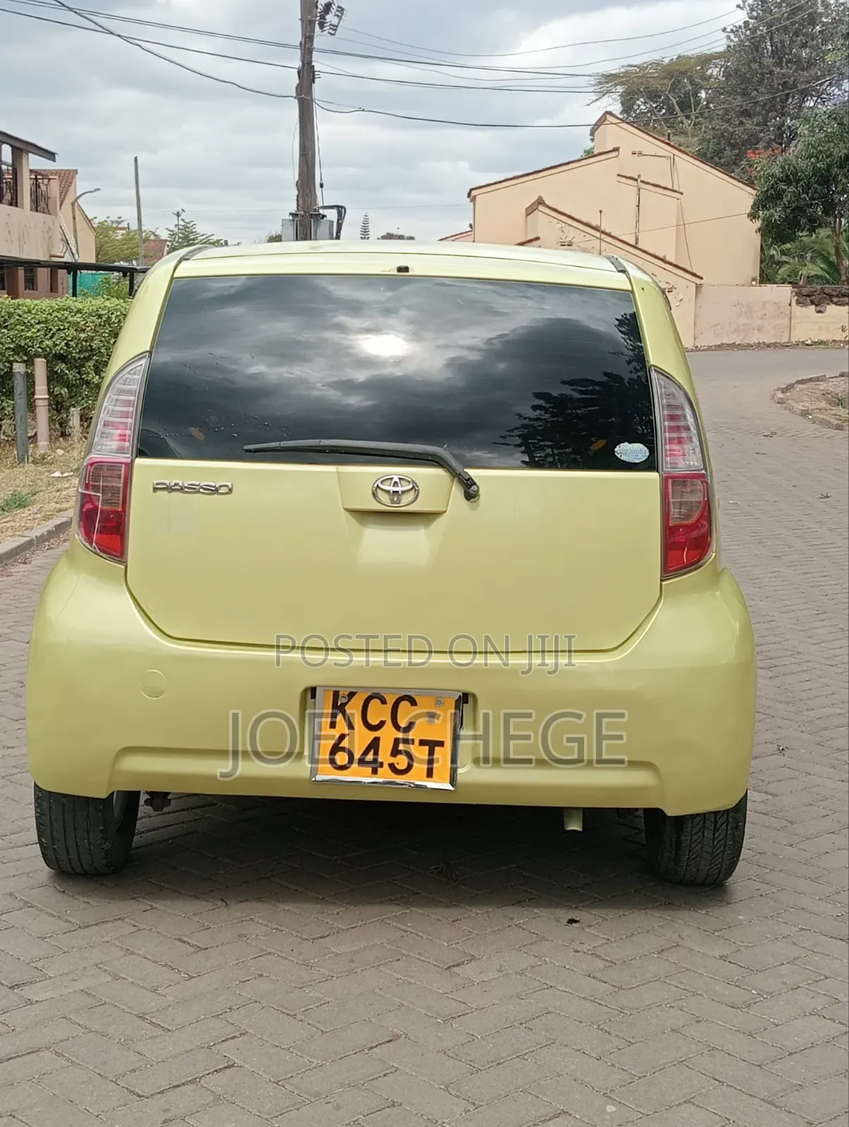 Toyota Passo 2008 Yellow