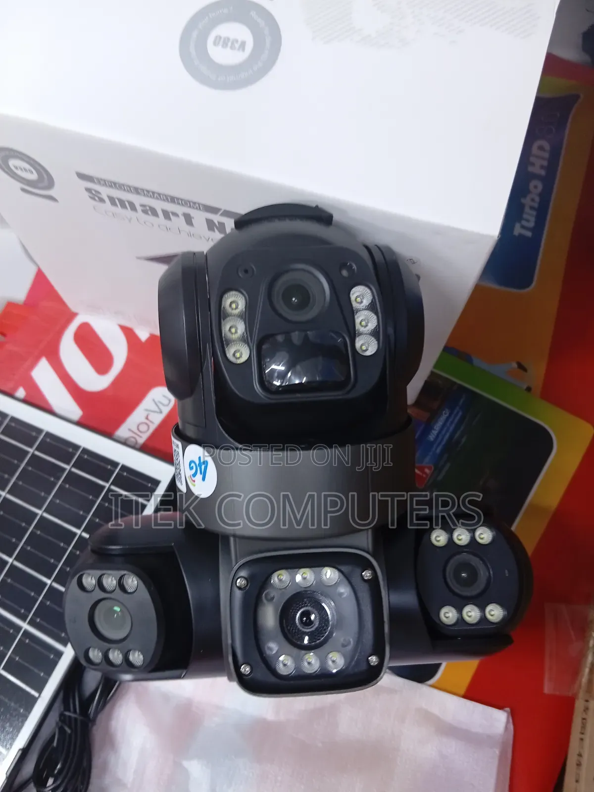 Triple-Lens Camera With PTZ Movement