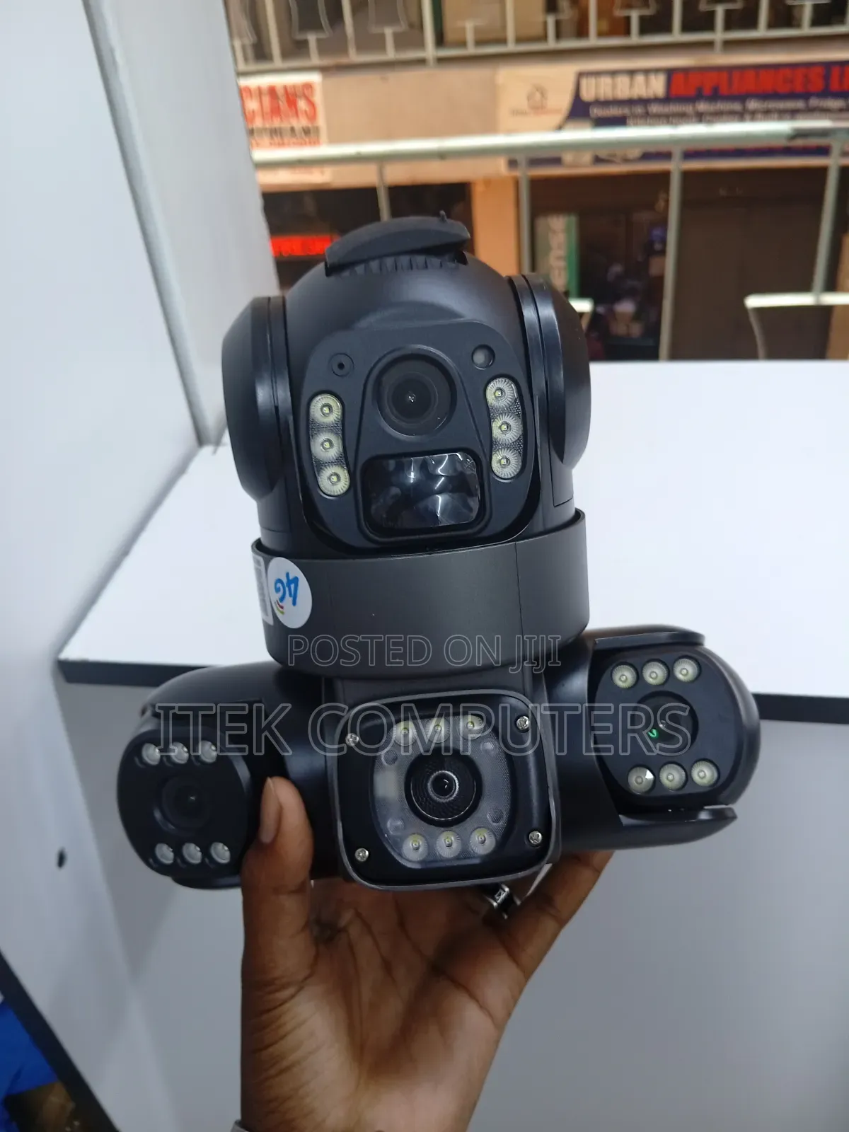 Triple-Lens Camera for Night Surveillance