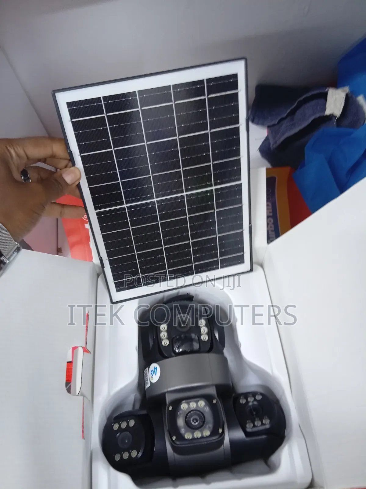 Triple-Lens Camera for Wide-Area Coverage