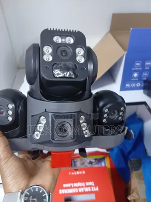 Triple-Lens Camera for Business Security
