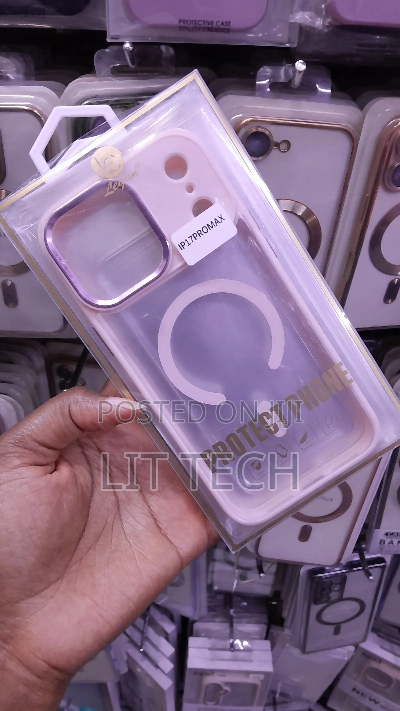 Light Pink, MagSafe-compatible Case for iPhone17 Pro Max