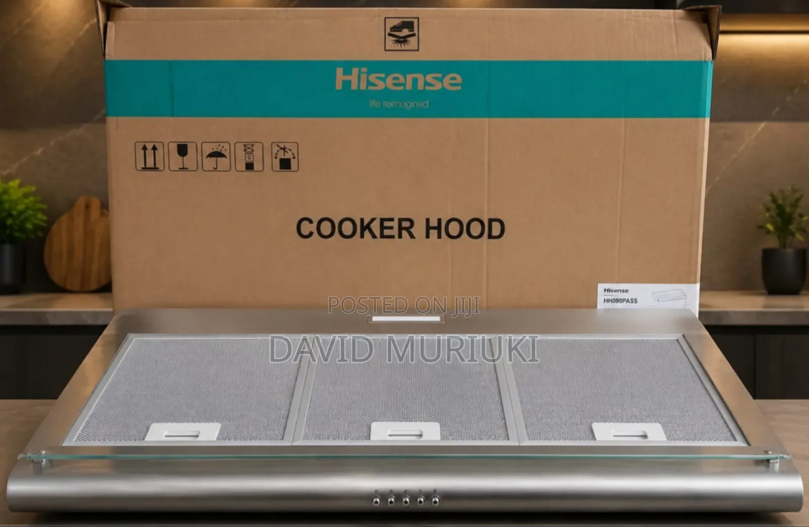 Hisense 90cm Cooker Hood