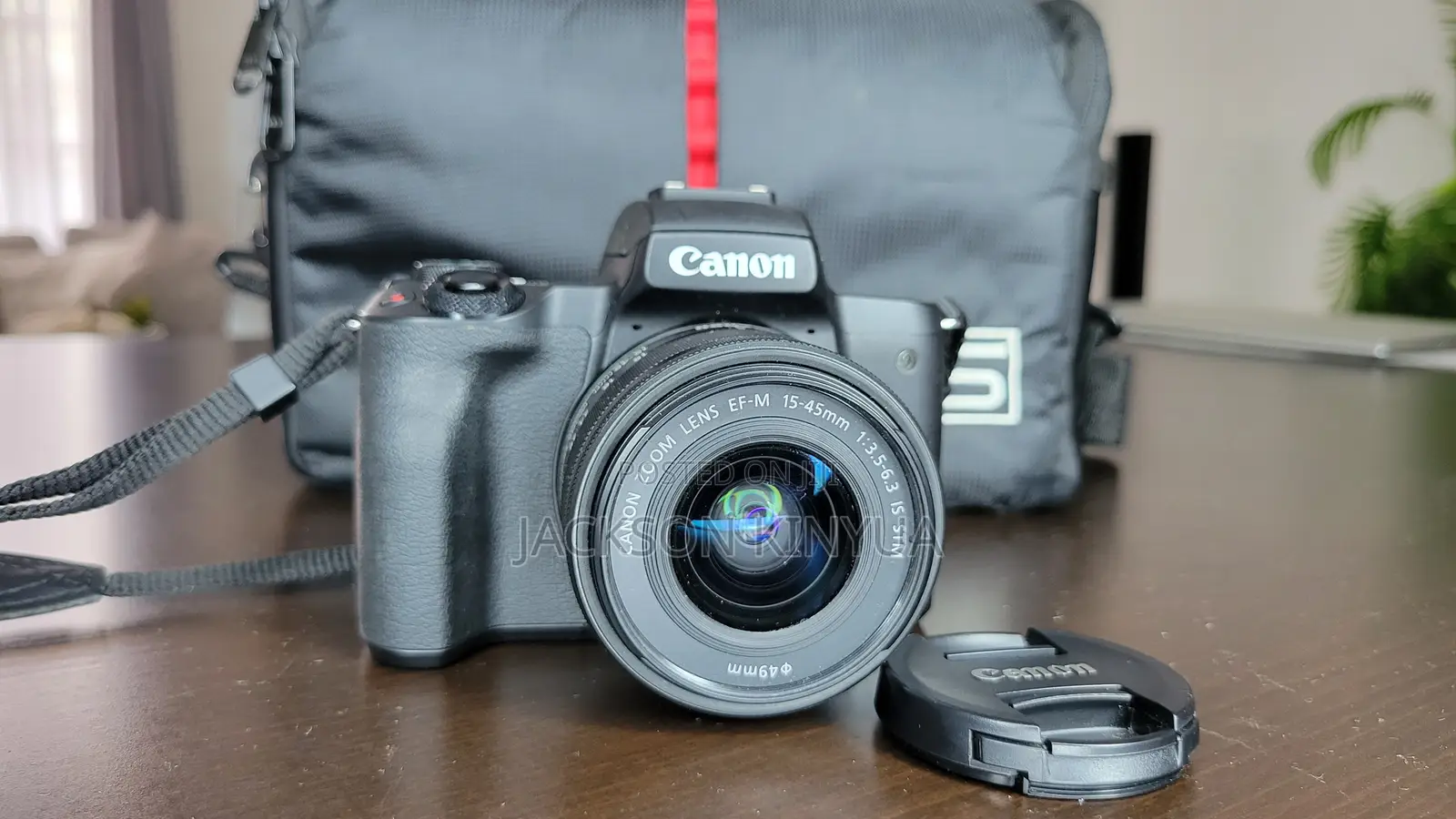 Canon EOS M50 Mark II Mirrorless Camera With 15-45mm Lens (Black)
