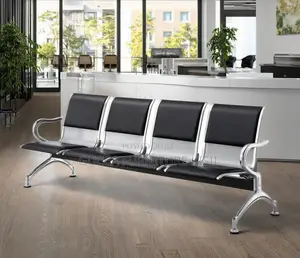 4-Link Padded Reception Waiting Bench