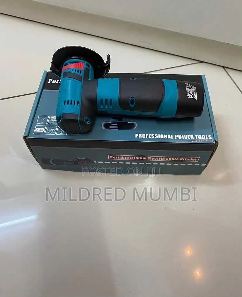 12V Mini Brushless Angle Grinder With Rechargeable Lithium Battery