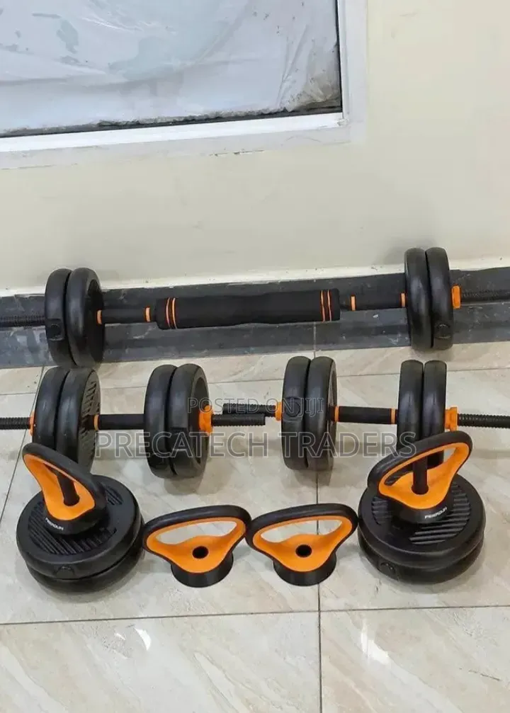 6-in-1 50KG Multifunctional Gym Weight Set