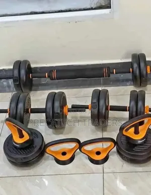 50KG 6-in-1 Dumbbell, Barbell Kettlebell Set
