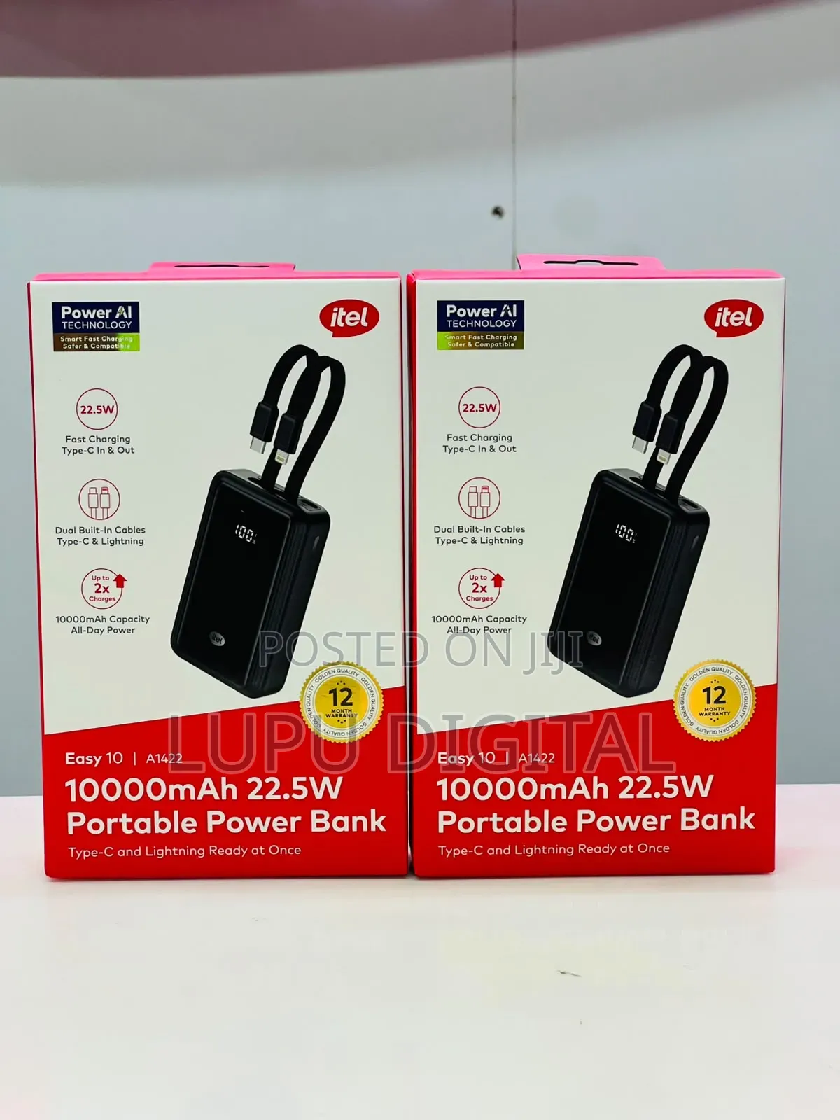 Itel Powerbank 10000mah 22.5w