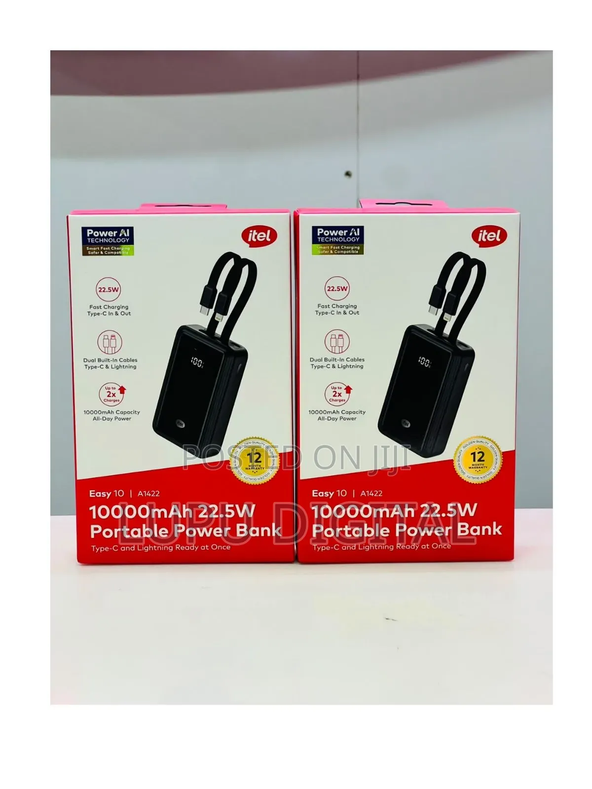 Itel Powerbank 10000mah 22.5w