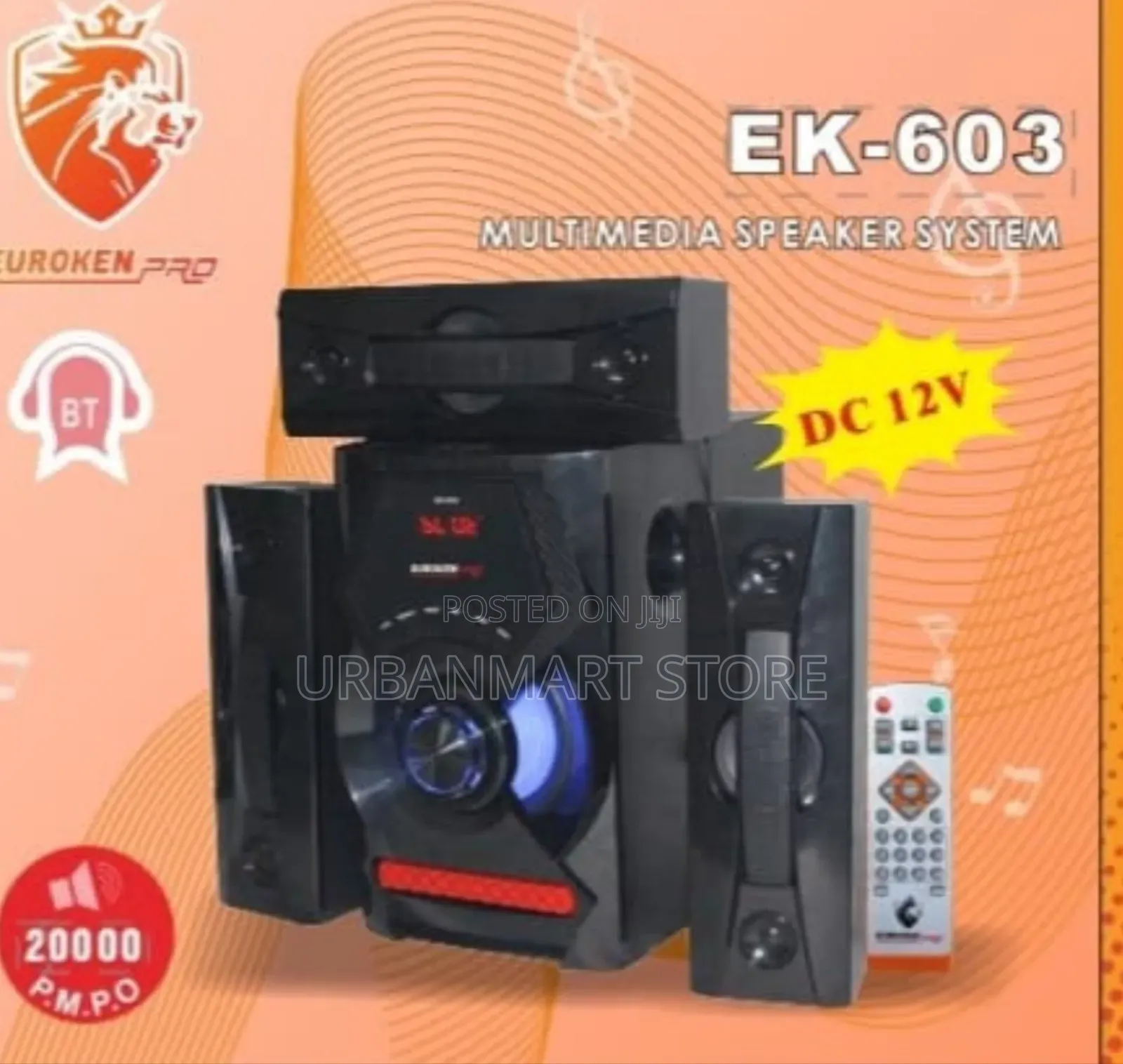 Euroken EK-603 3.1 Channel Multimedia Speaker