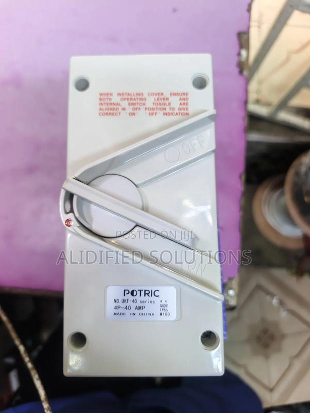 Weatherproof Isolator Switch 4pole 40a - thumbnail 2