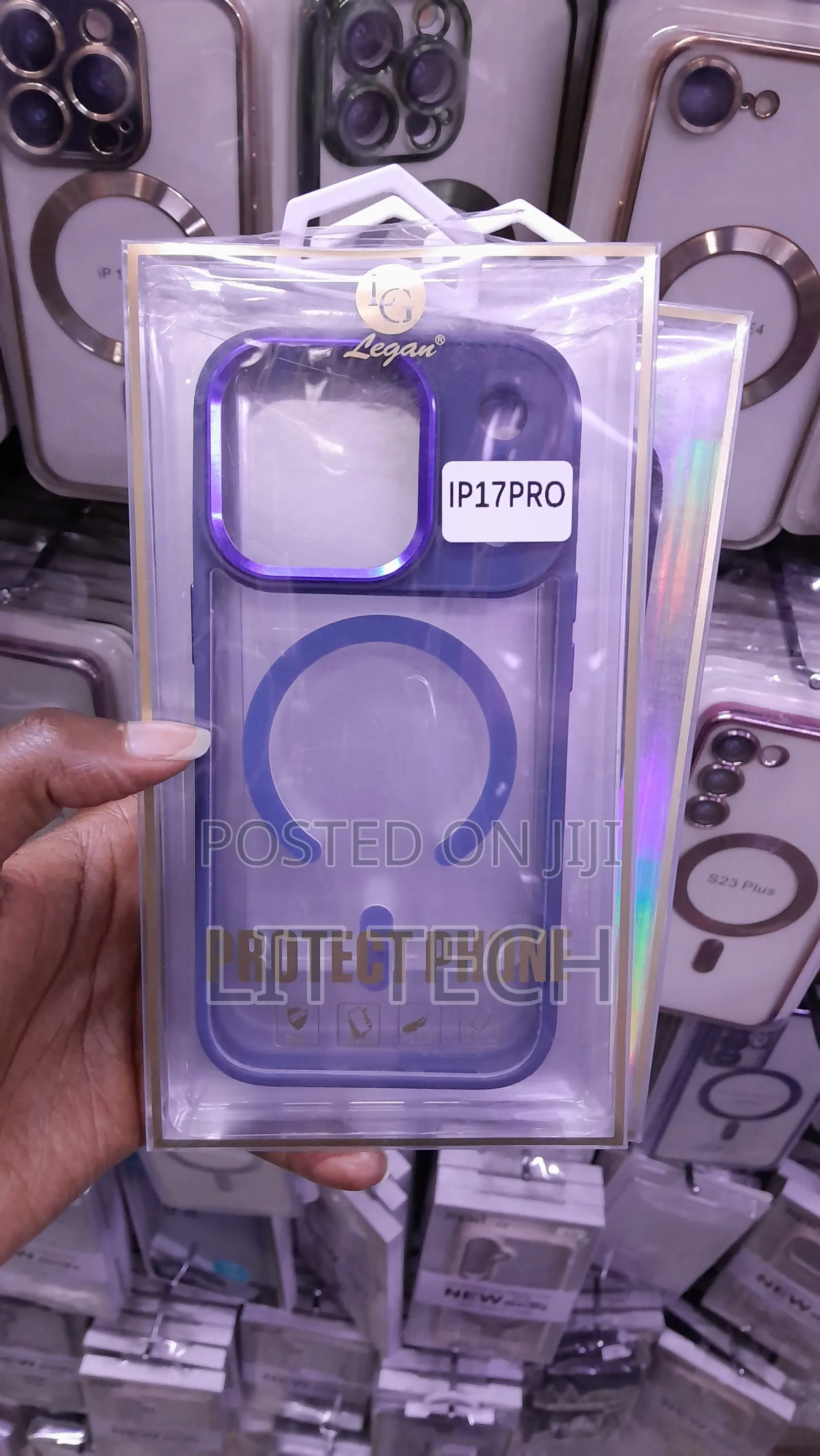 Blue iPhone 17 Pro Magnetic Case
