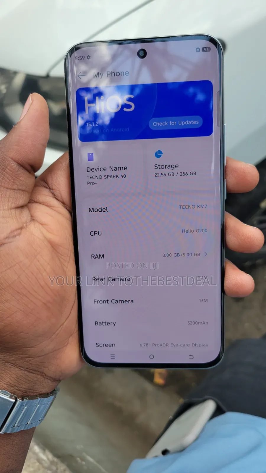 Tecno Spark 40 Pro+ 256 GB Gray