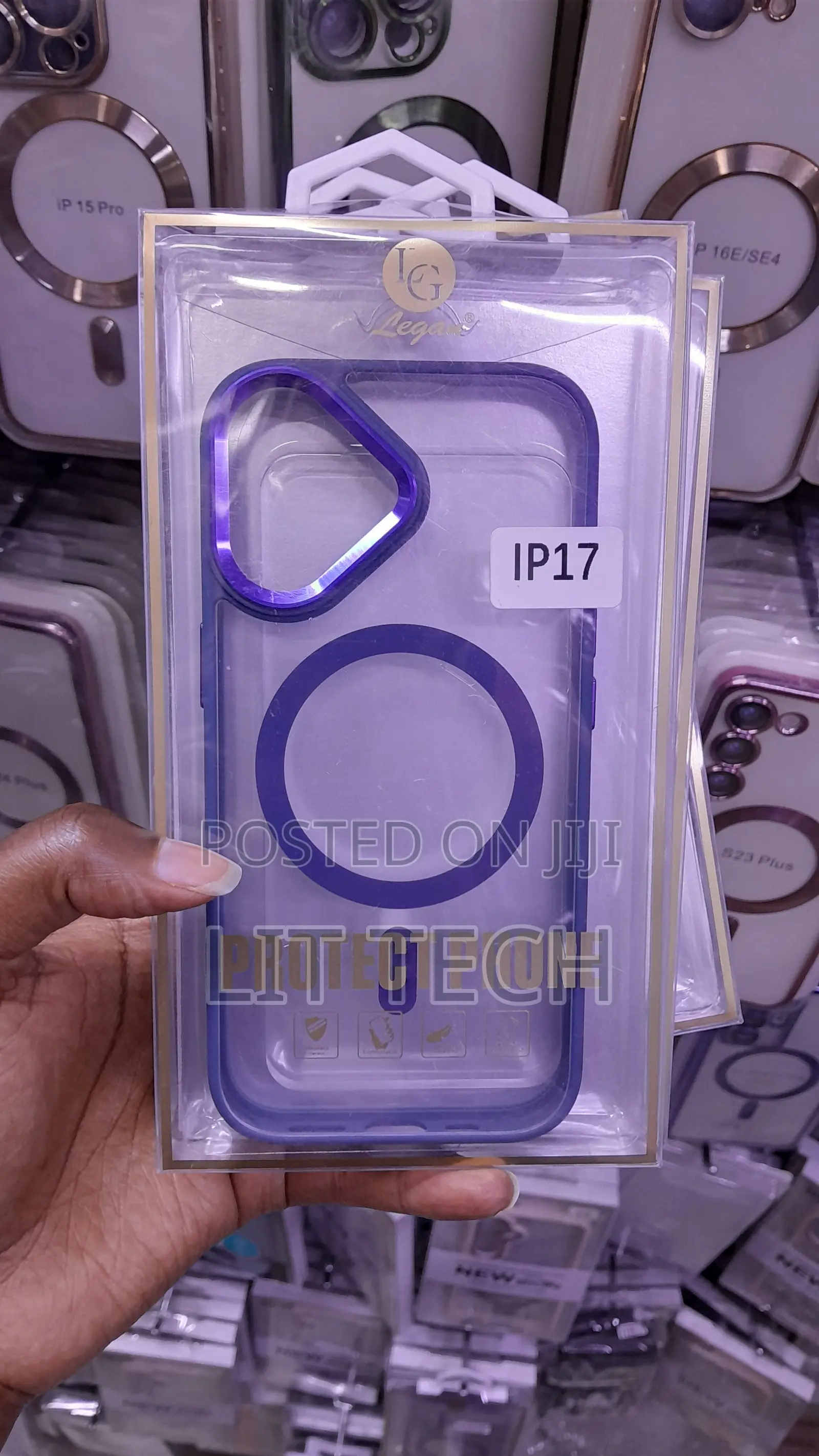 Electroplated Clear MagSafe Case for iPhone 17