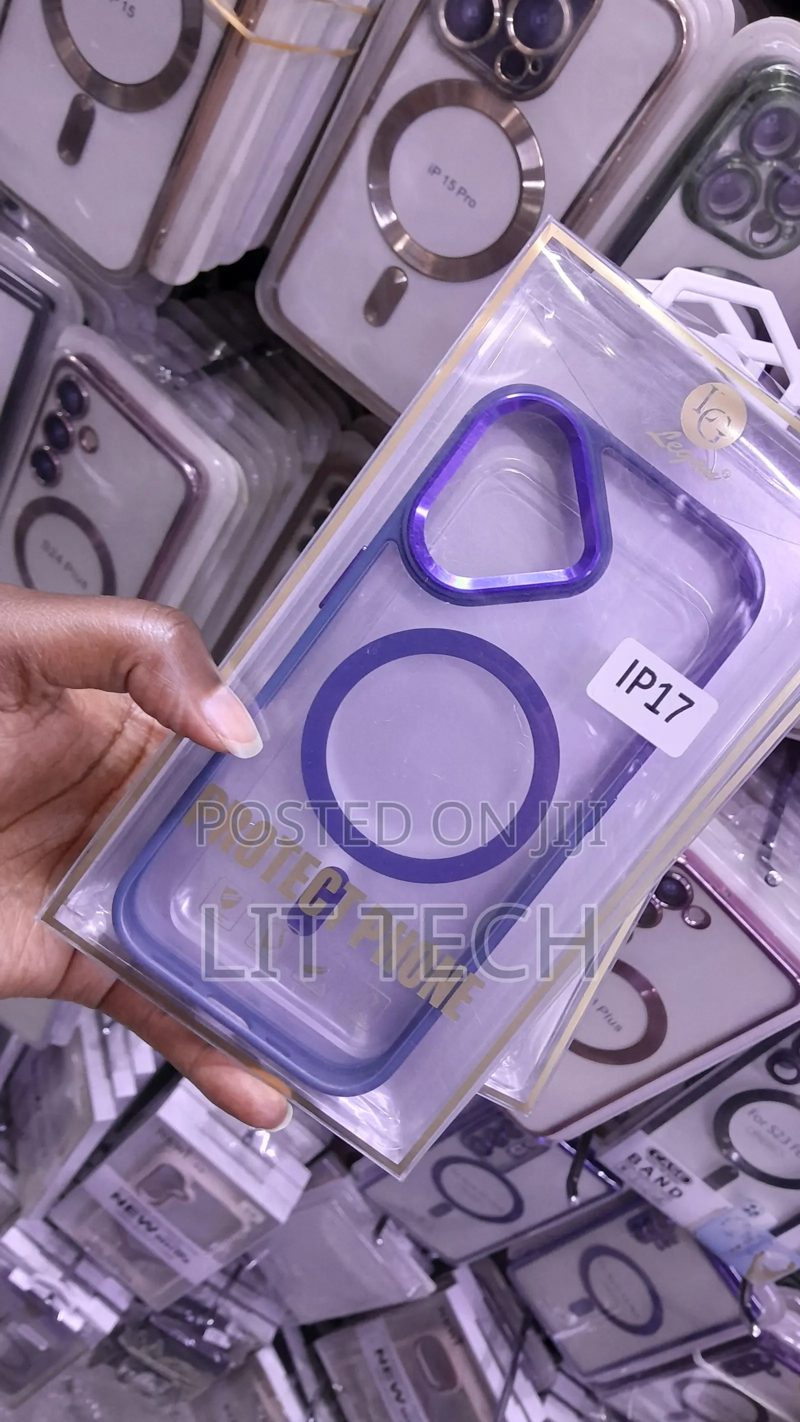 Electroplated Clear MagSafe Case for iPhone 17
