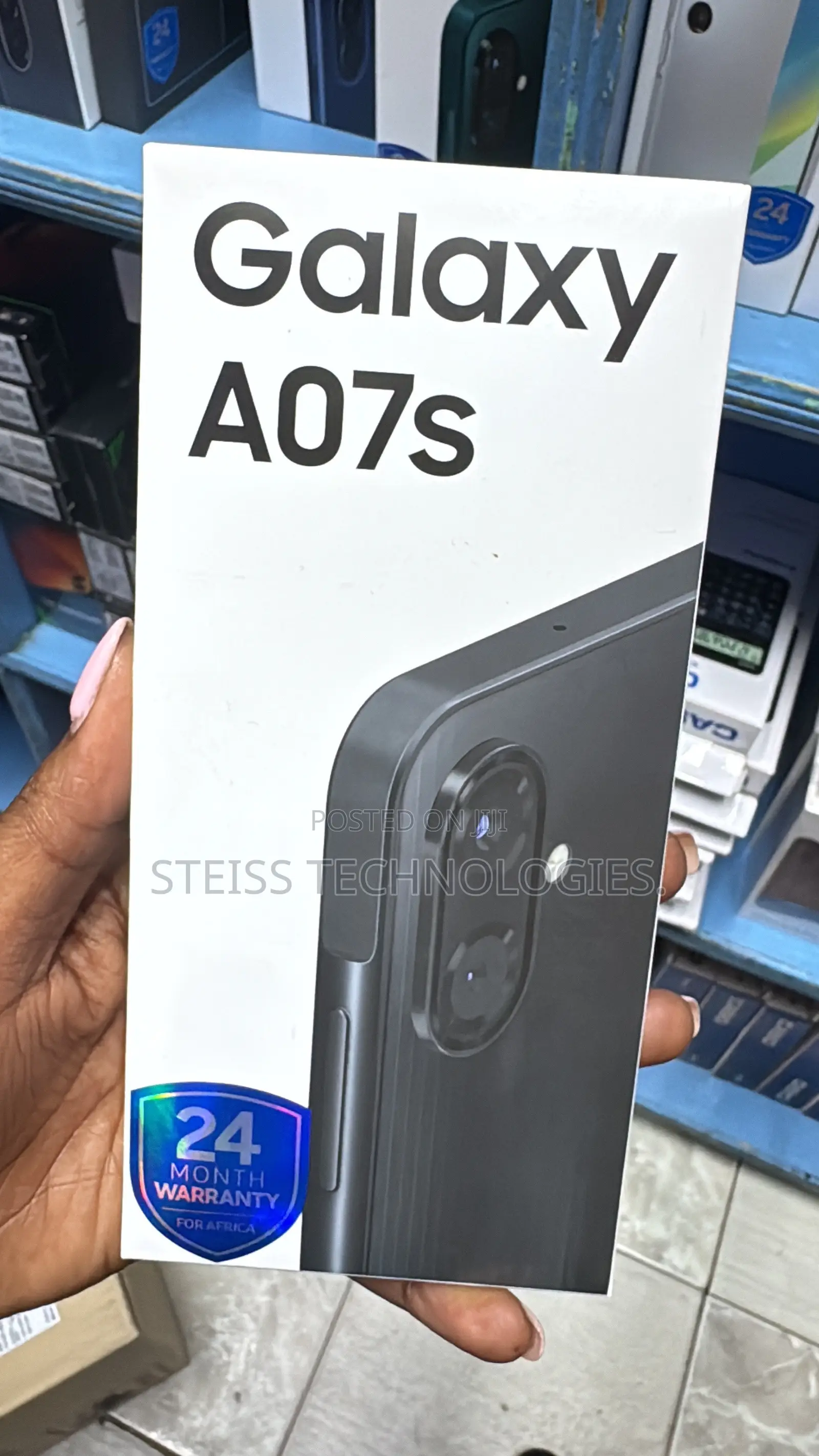 New Samsung Galaxy A07s 64 GB Black