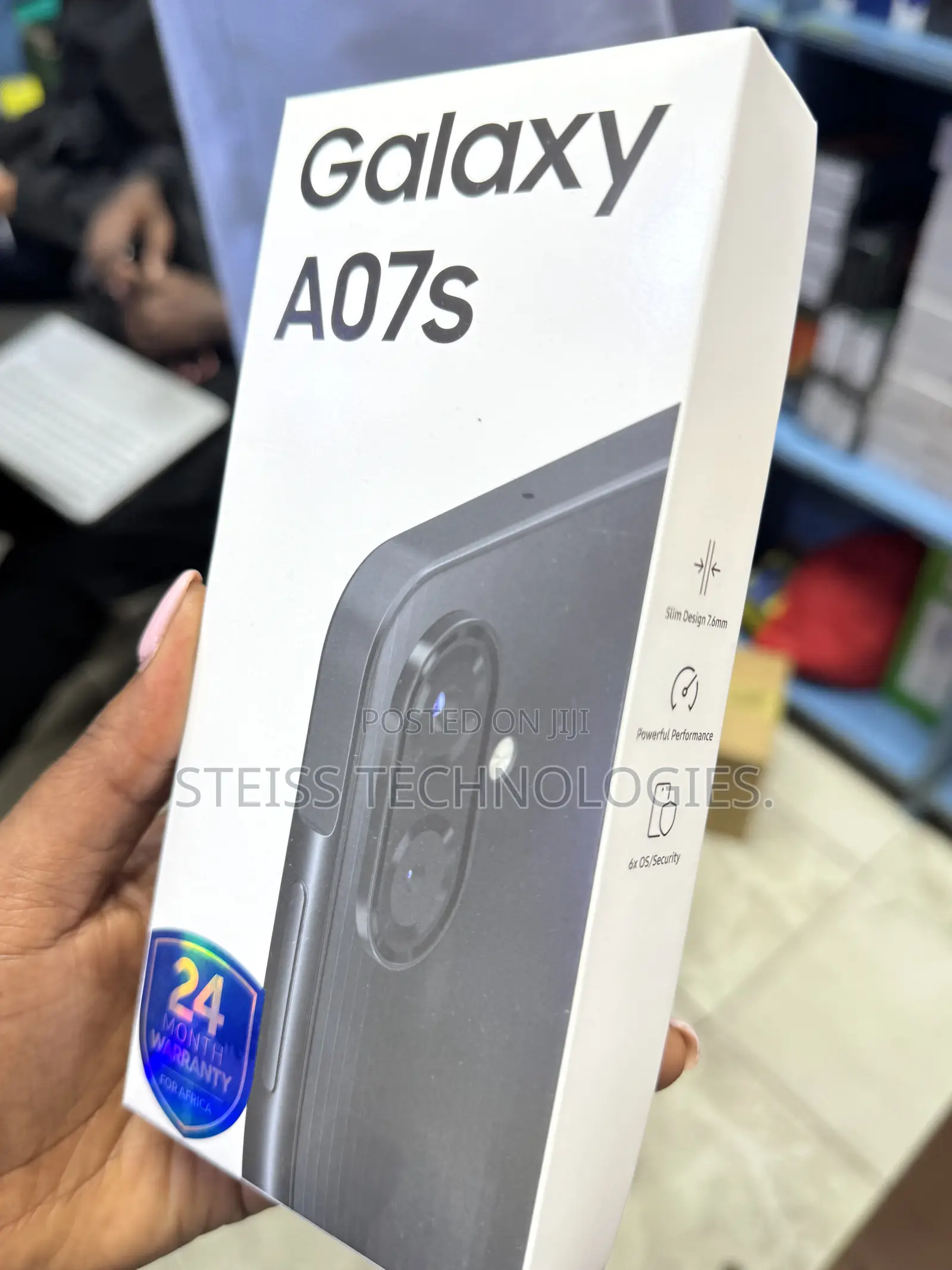 New Samsung Galaxy A07s 64 GB Black