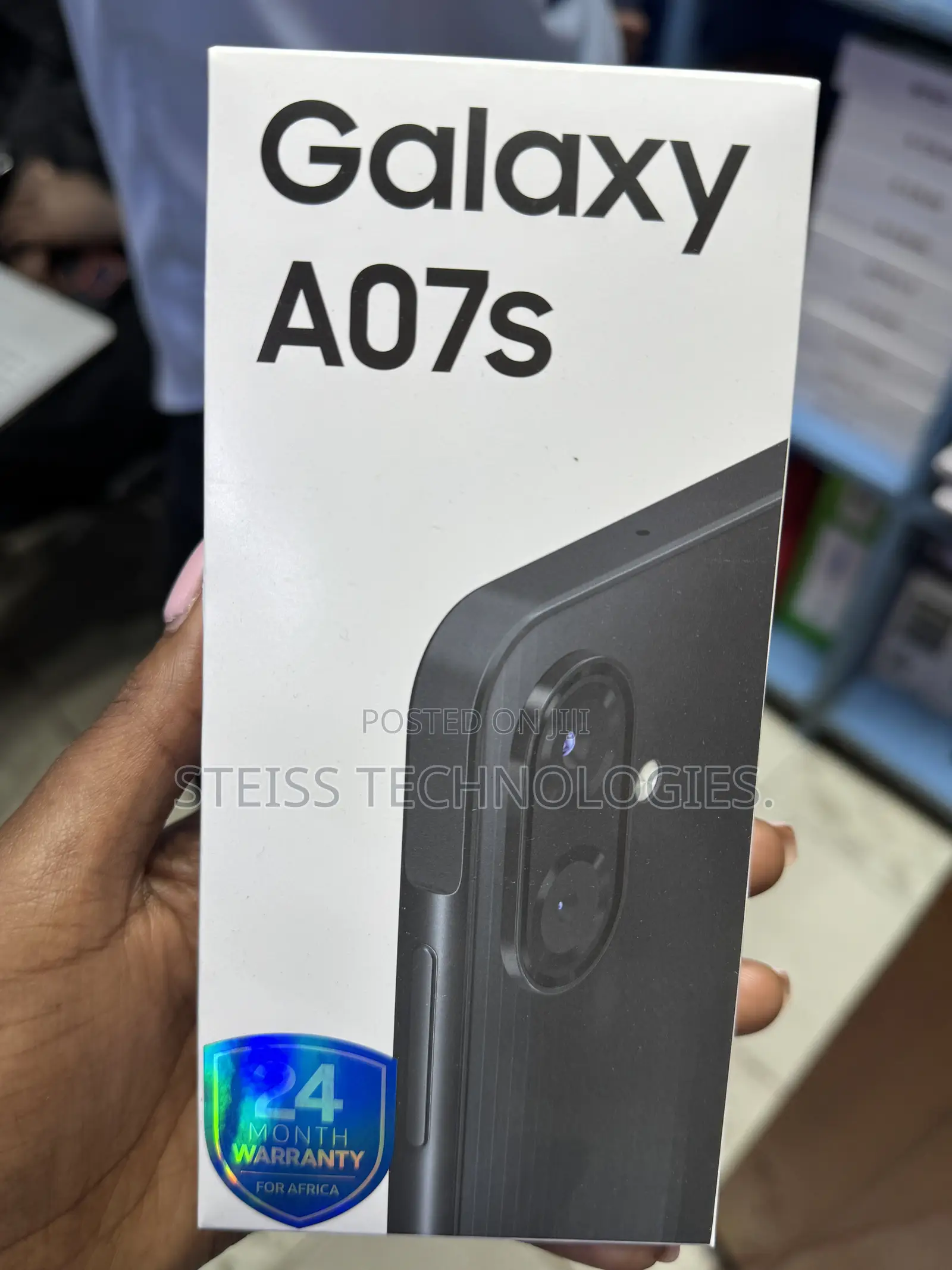 New Samsung Galaxy A07s 64 GB Black