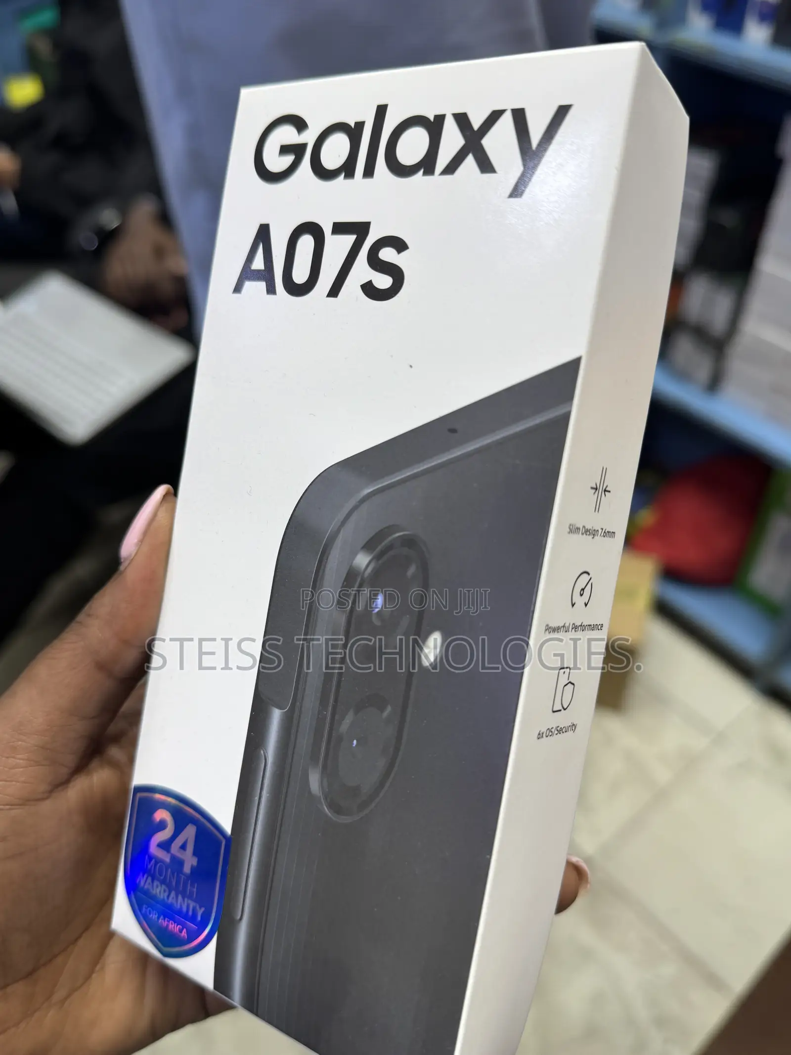 New Samsung Galaxy A07s 64 GB Black