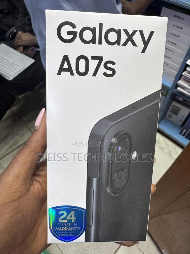 New Samsung Galaxy A07s 64 GB Black - thumbnail 4