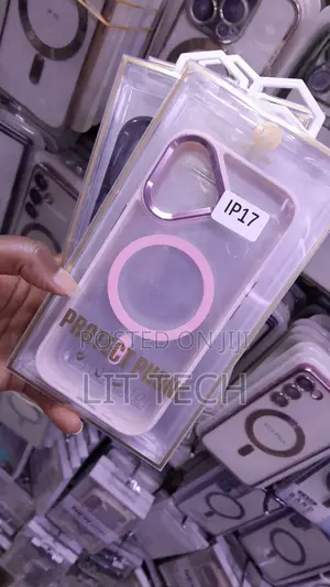 Pink Clear MagSafe Case for iPhone 17