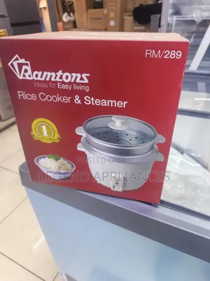 Ramtons Rice Cooker and Steamer (RM/289)