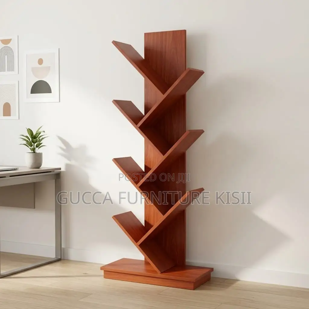 Vertica Wooden Tree Bookshelf