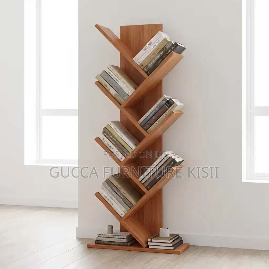 Vertica Wooden Tree Bookshelf