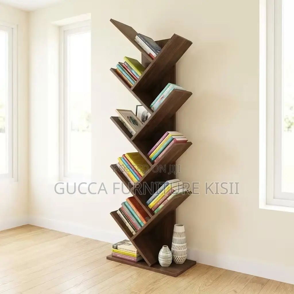 Vertica Wooden Tree Bookshelf