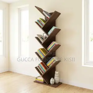 Vertica Wooden Tree Bookshelf