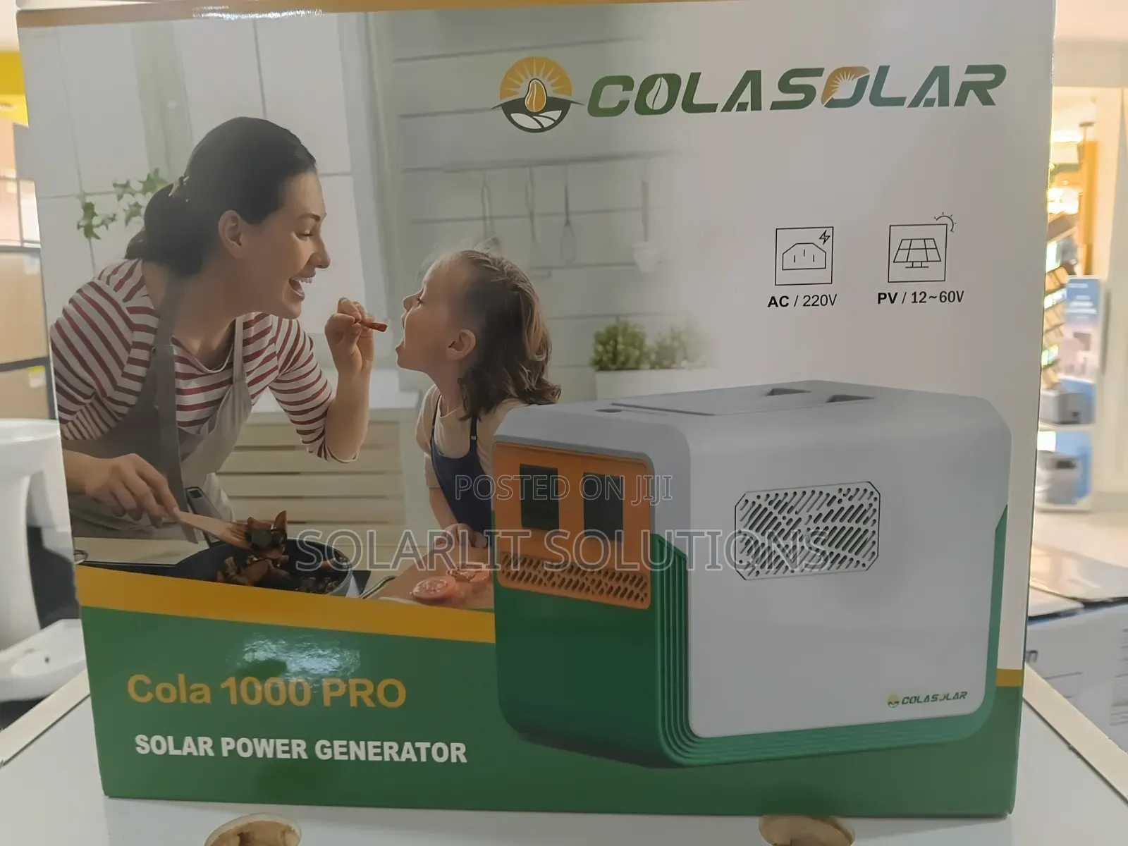 Cola 1000 Pro Solar Power Generator 1KWh