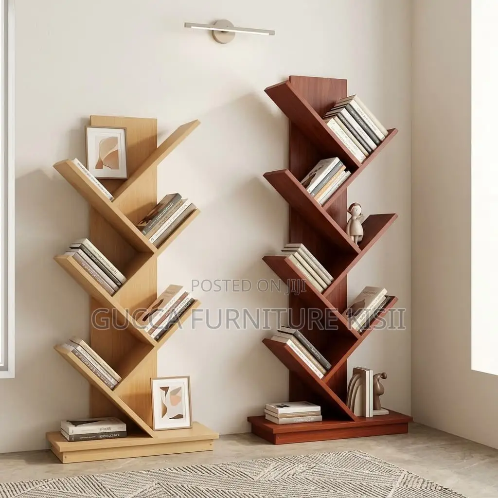 Vertica Wooden Tree Bookshelf