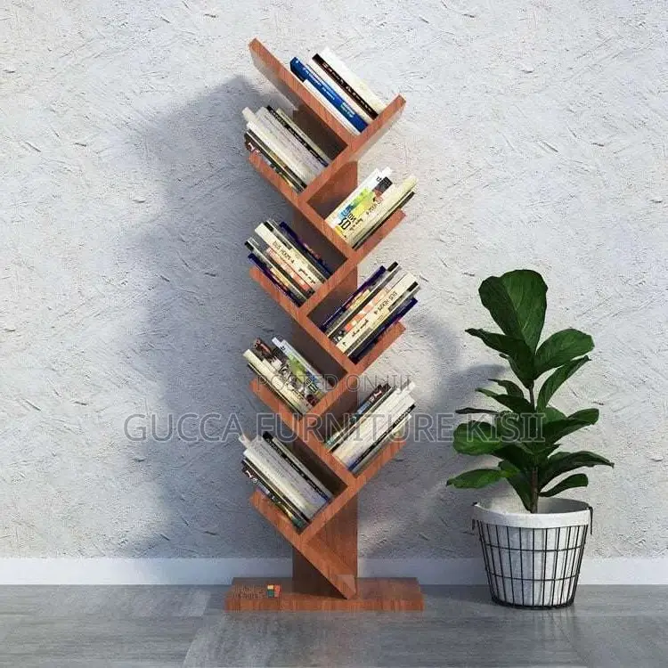 Vertica Wooden Tree Bookshelf