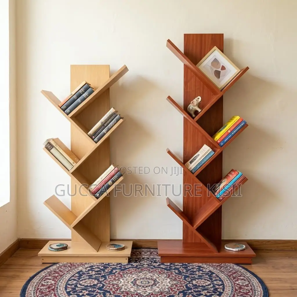 Vertica Wooden Tree Bookshelf